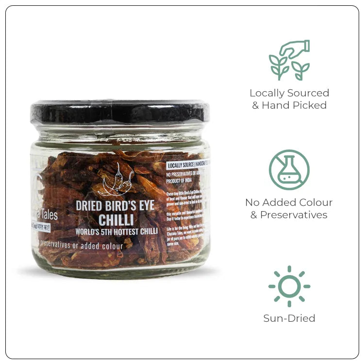 Dry Bird Eye Chilli + Lakadong Turmeric image 3