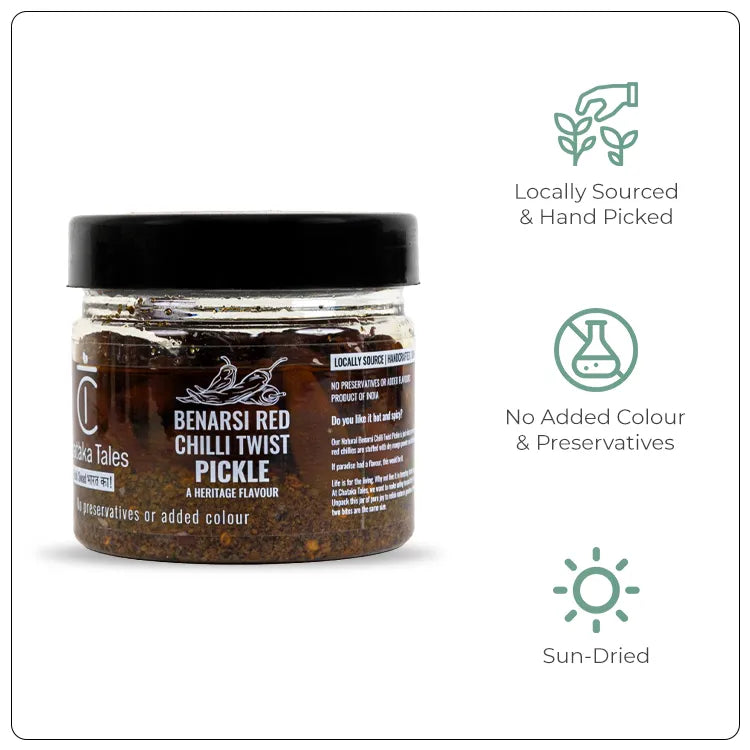 Premium Benarsi Red Chilli Twist pickle