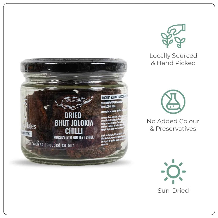 Premium Dried Bhut Jolokia Chilli