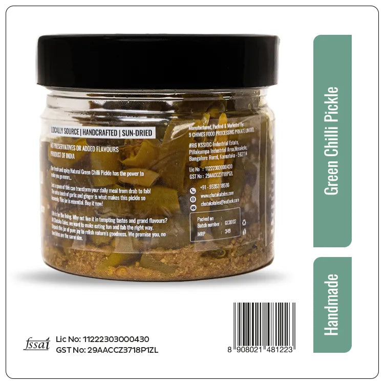 Premium Green Chilli Pickle