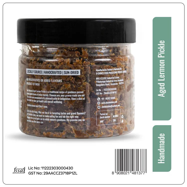 Premium Natural Aged Lemon Pickle
