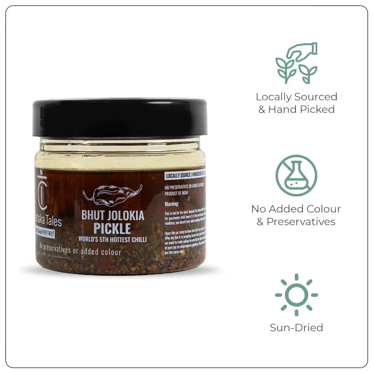 Bhut Jolokia Pickle + Sweet Mango Pickle image 3