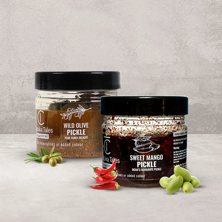 Sweet Mango Pickle + Wild Olive Pickle image 0