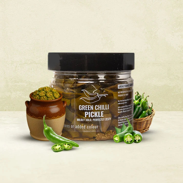 Premium Green Chilli Pickle