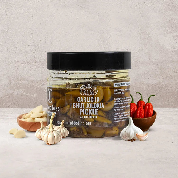 Premium Garlic in Bhut Jolokia