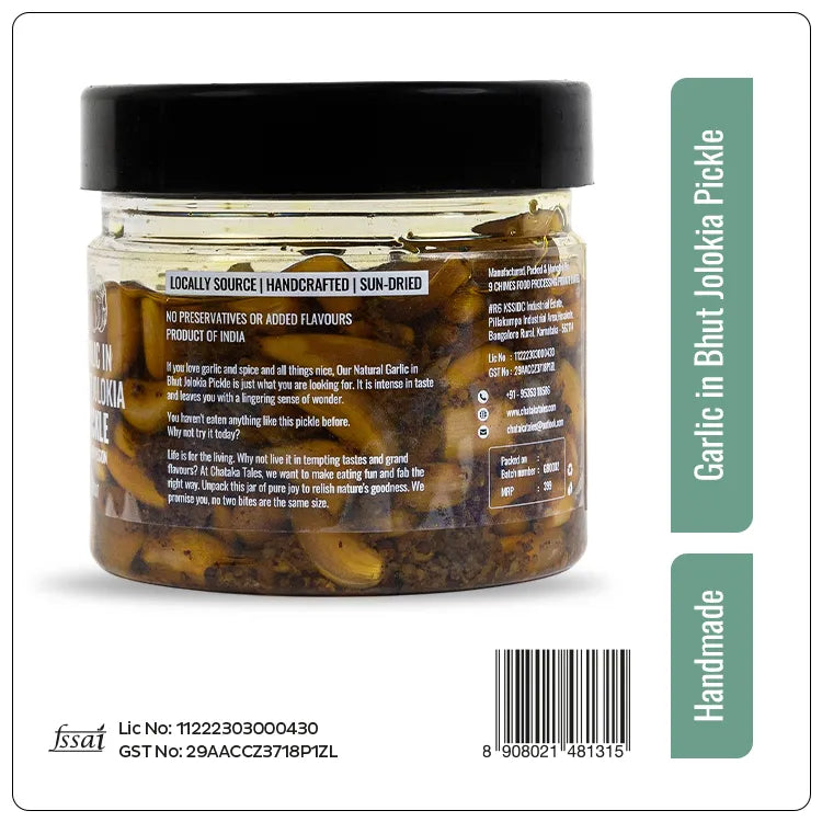 Garlic in Bhut Jolokia Pickle + Sweet Lemon Chilli Pickle image 4
