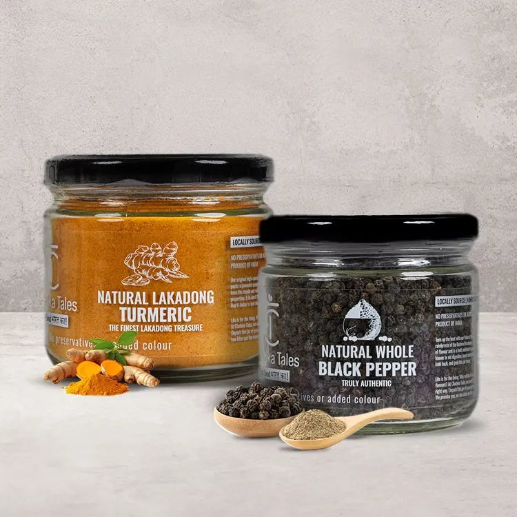 Whole Black Pepper + Lakadong Turmeric image 0